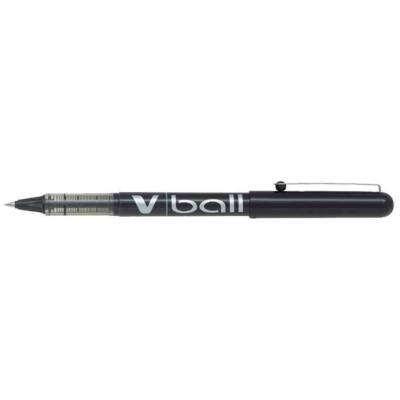 Stylo roller V Ball VB5 Encre liquide Pointe métal Fine Noir