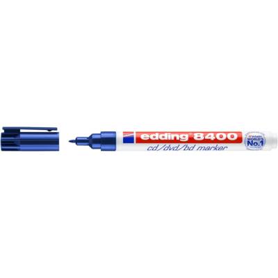 Marqueur cd-dvd-bd 8400 bleu 0,5-1 mm - EDDING
