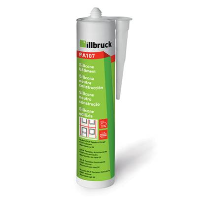Mastic silicone bâtiment FA107 transparent - Gedimat - ILLBRUCK