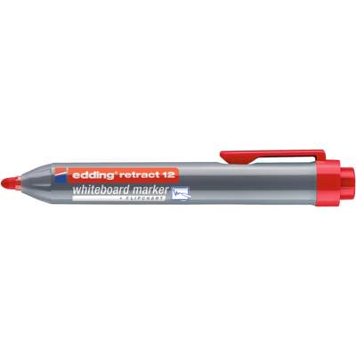 Marqueur Tableaux blancs retract 12 rouge 1,5-3 mm - EDDING