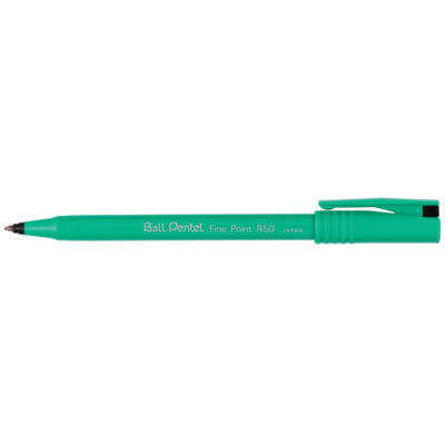 Roller encre Ball Pentel R50A Recycology Noir à l'unité