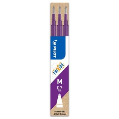 Set de 3 Recharges friXion Ball (BLS-FR7) Violet