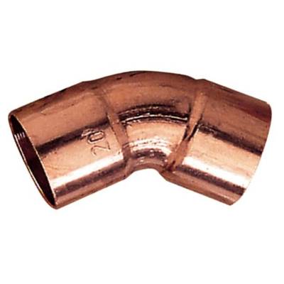 Coude cuivre à souder femelle femelle angle 45° diam.12mm - Gedimat - BOUTTE
