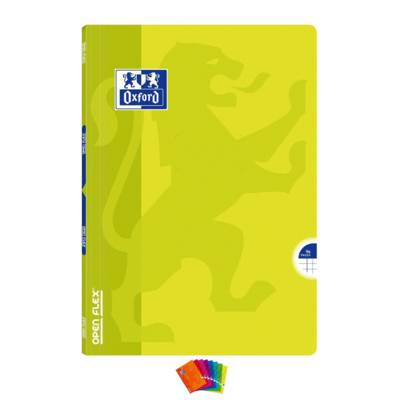 Cahier OPENFLEX piqûre A4 96 pages 90g  petits carreaux Coloris aléatoire