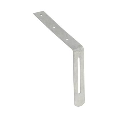 Hampe galvanisée droite pour crochet de gouttière PVC long.développée 235mm - Gedimat - NICOLL