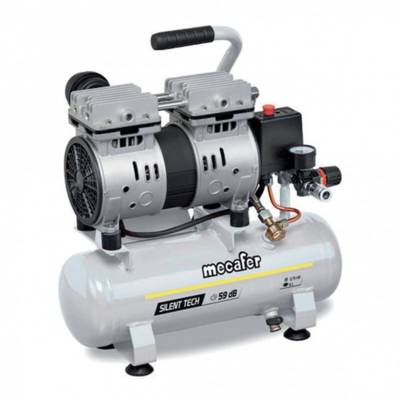 Compresseur silencieux 6L 0,75HP - Gedimat - MECAFER
