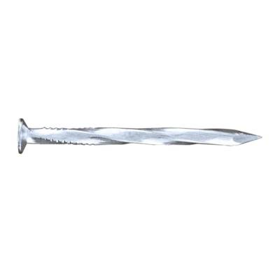 Pointe tête plate torsadée acier zingué diam.3,7mm long.80mm en boîte de 5kg - Gedimat - VYNEX
