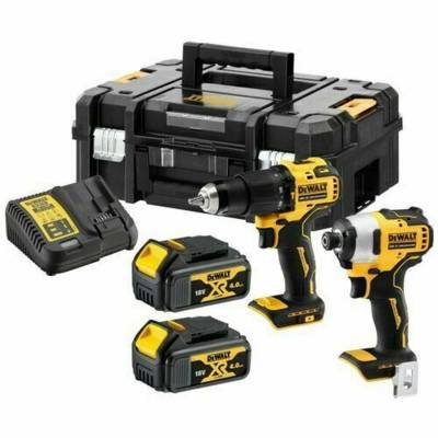 Kit 2 outils Visseuse à choc BRUSHLESS - 18V 4AH LION - Gedimat - DEWALT