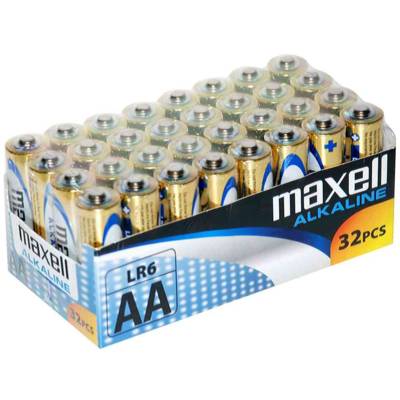 Pack de 32 piles Alcalines Mignon AA LR6