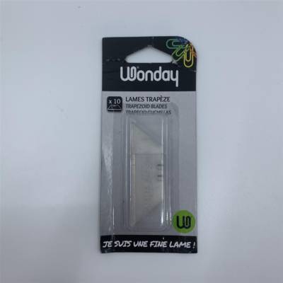 Tube de 10 lames trapèze pour cutter rétractable
