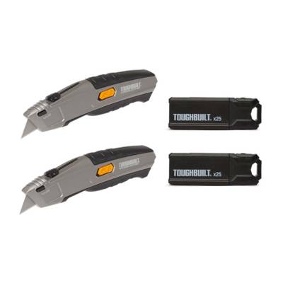 DUO de 2 cutters + 50 lames - Gedimat - TOUGHBUILT