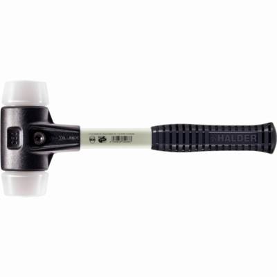 Maillet HALDER SIMPLEX Superplastique avec boîtier en fonte malléable renforcée et manche en fibre de verre - D=30 mm - 3707.030