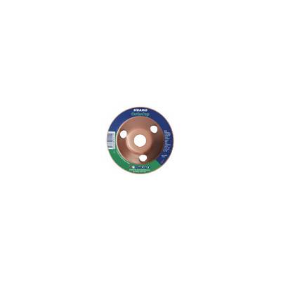 Plateau à poncer plat carbure de tungstène pour meuluse portative alésage 22,23mm diam.125mm grain 14 - Gedimat - SIDAMO
