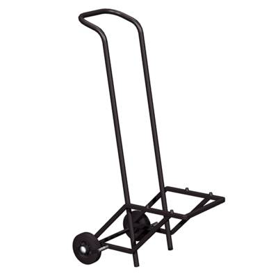 Diable de transport pour chaise empilable époxy - L50xP67xH123 cm - Noir RAL 9005 - MOBIDECOR
