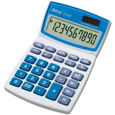 Calculatrice de bureau 210X - 10 chiffres solaire