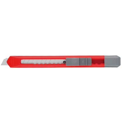 Cutter plastique avec blocage de Lame 9 mm Coloris aléatoire