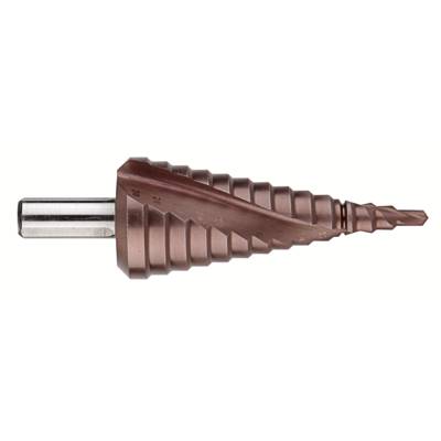 Foret étagé HSS goujure hélicoïdale 5% cobalt revêtement Tialn - D4-30mm - Gedimat - DIAGER
