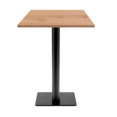 Mange-debout pied noir 60x60cm chene delano - intérieur - RestooTab