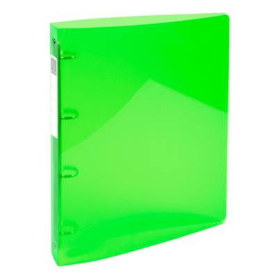 Classeur 4 anneaux 30mm IDERAMA PP polypropylène 7/10e A4 maxi Vert Anis