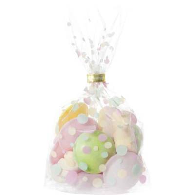 Lot de 10 Sachet Alimentaire à Fond "Pois" (L)145 x (H)235 mm