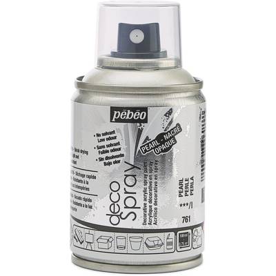 Aérosol 100 ml Peinture opaque permanente faible odeur PERLE - PÉBÉO