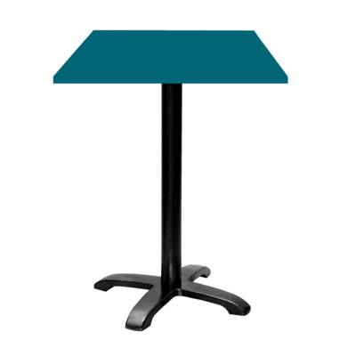 Mange-debout pied noir 60x60cm bleu prusse - intérieur - RestooTab