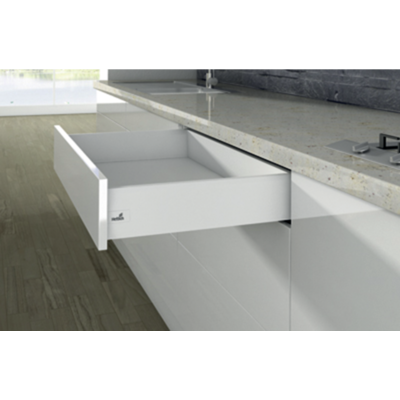 Tiroir Arcitech HETTICH P.450 H.126 mm blanc sans coulisse - 9149311 - HETTICH FRANCE