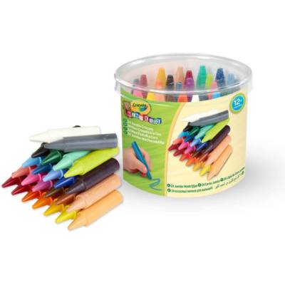 Pot de 24 “Maxi” crayons à la cire 72 X Ø 82 mm - CRAYOLA