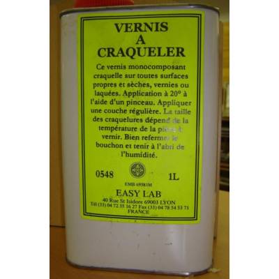 Verni à craqueler 1 Litre EASY LAB - Maxoutil