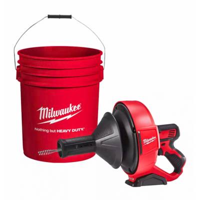 Déboucheur à spirale M12 BDC8-0C - Ø 8 mm - MILWAUKE - sans batterie ni chargeur - 4933451632 -  MILWAUKEE
