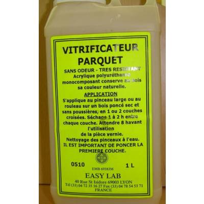Vitrificateur de parquet à l'eau EASY LAB-[Conditionnement:5 Litres] - Maxoutil