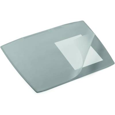 Sous-main Artwork TRAPEZE avec Couverture Transparente, 650 x 520 mm Gris - DURABLE
