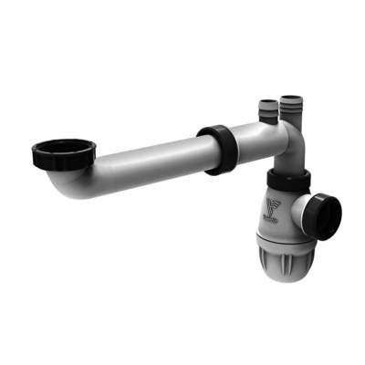 Tubulure de raccordement CONNECTIC pour lavabo - D32mm - Gedimat - VALENTIN