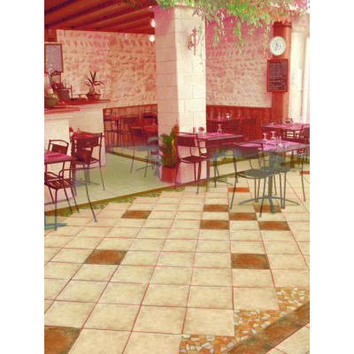 Carrelage sol intérieur PONT DU GARD - 30 x 30 cm ép.8 mm - Gedimat - PAREFEUILLE - PROVENCE