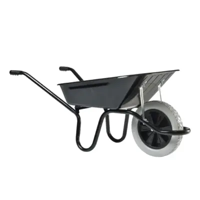 Brouette Aktiv Premium 100 litres peinte roue increvable charge utile 150 kg - Haemmerlin - 305000106