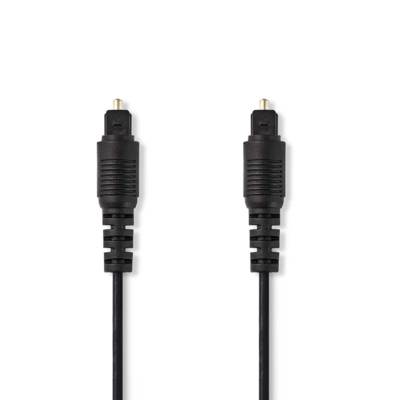 Câble Audio Optique TosLink Mâle - Mâle 1,0 m Noir
