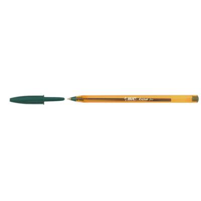 Stylo bille CRISTAL FINE Pointe Fine Vert