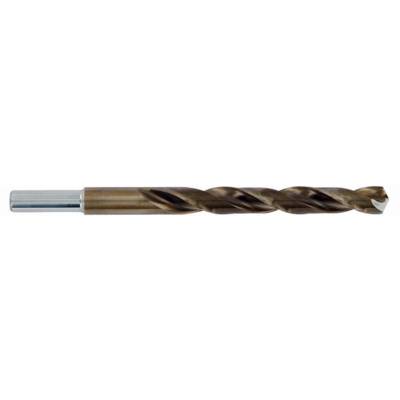 Foret métaux TIVOLY HSSE5% cobalt Ø 16 mm L 178 mm - Pointe en croix - Queue réduite - 11455611600 - Maxoutil
