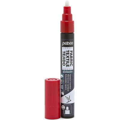 Marqueur peinture 7A pour Tissus - Opaque 4 mm ROUGE