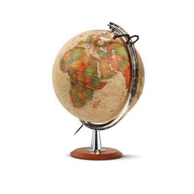 Globe terrestre lumineux 40 cm "forty" Antique - WONDAY
