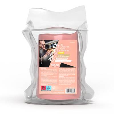 Recharge pour les lingettes dégraissantes REFLAEX - mains et surfaces - AEXALT - SA766 - Maxoutil