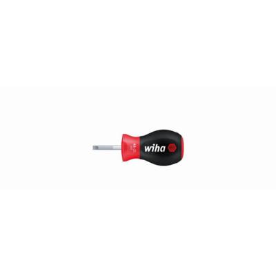 Tournevis boule 302 Pro SoftFinish Fente 5.5 WIHA - Lame courte 5.5 x 25 mm -  26965 - Maxoutil
