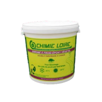 Enrobé époxy végétal NOIR - double enrobage à chaud - seau 25 kg 0/6