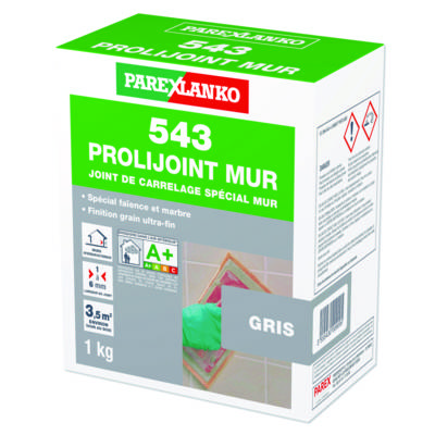 Joint de carrelage 543 PROLIJOINT MUR gris - Gedimat - PAREXLANKO