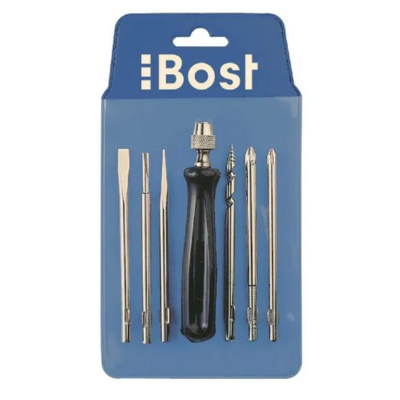 Tournevis multilames + pochette 4 lames - BOST - 674050