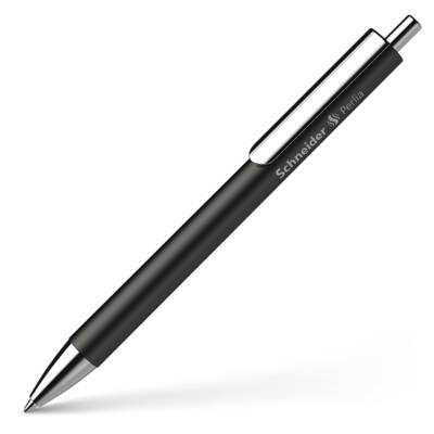 Stylo à bille Perlia noir Recharge Slider 755 M bleue