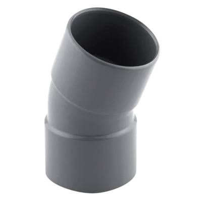 Coude PVC 20° femelle/femelle pour tube d'évacuation - D100 - Gedimat - FITT