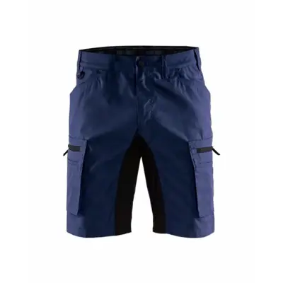 Short maintenance BLAKLADER Stretch T.50 - MARINE/NOIR - 144918458999-50 - BLAKLADER WORKWEAR
