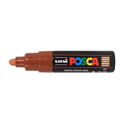 Marqueur pointe large conique PC7M M Marron - POSCA