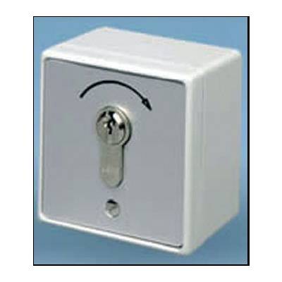 Contacteur à clé en applique INTEGRAL microswitches verts 75x75x50 mm - 802001 - INTEGRAL SYSTEME
